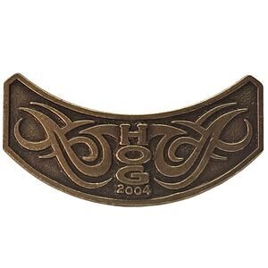 2004 Harley Davidson HOG Harley Owners Group Vest Hat Pinback Pin